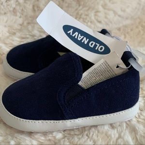 Old Navy Baby boys Navy Blue Soft Shoes